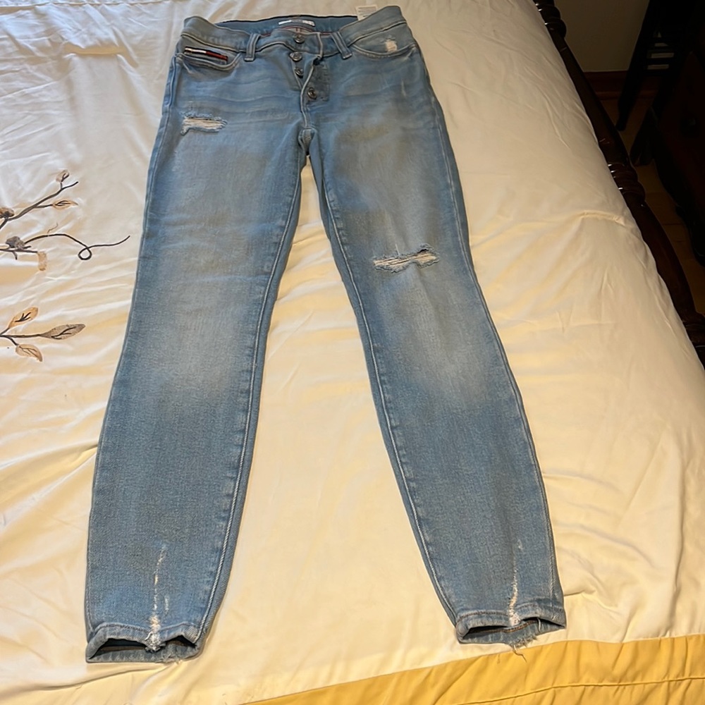 Tommy Hilfiger Denim Ripped Jeans